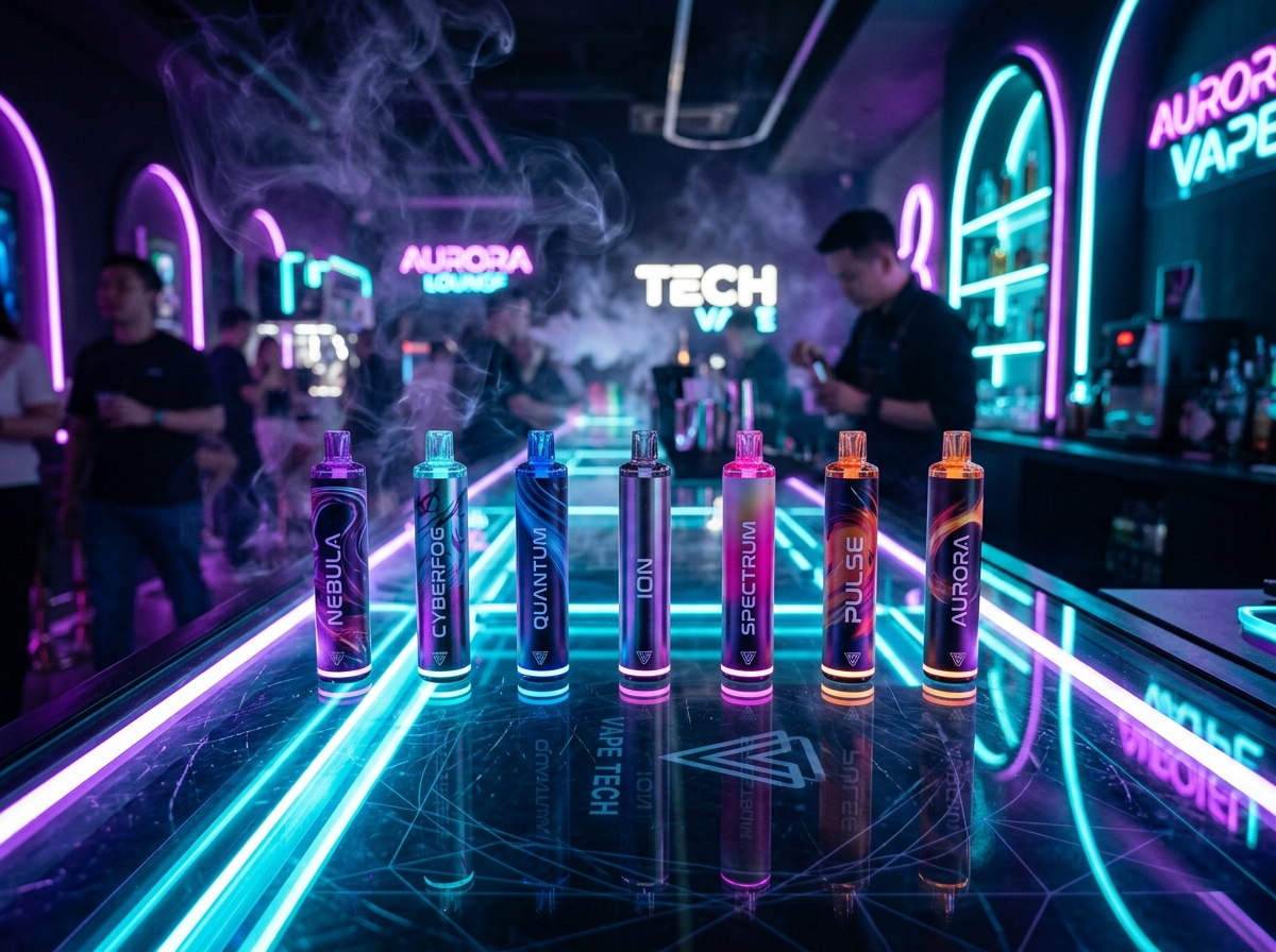 Disposable vape products selection at Cullen Smoke